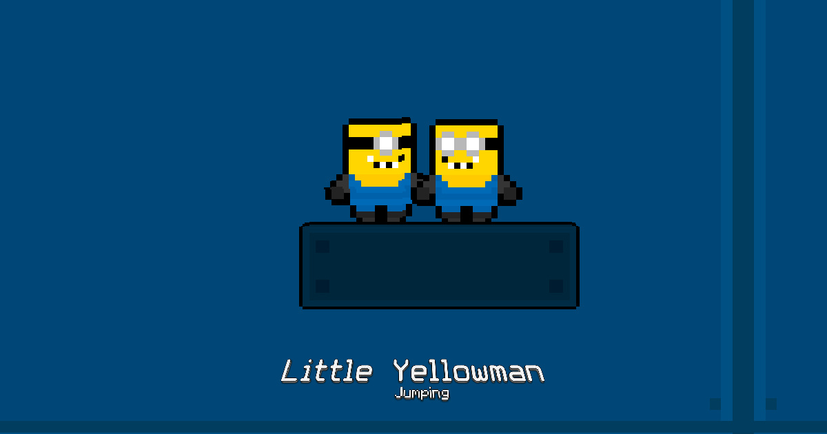 Küçük sarı adamlar atlıyor