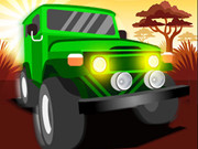Afrika'da Jeep yarışı